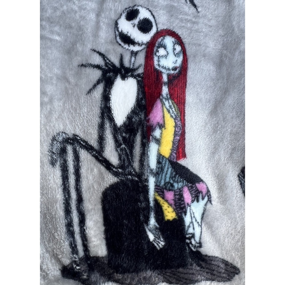 Disney Nightmare Before Christmas Oogie Boggie Jack Halloween Throw Blanket NWT
